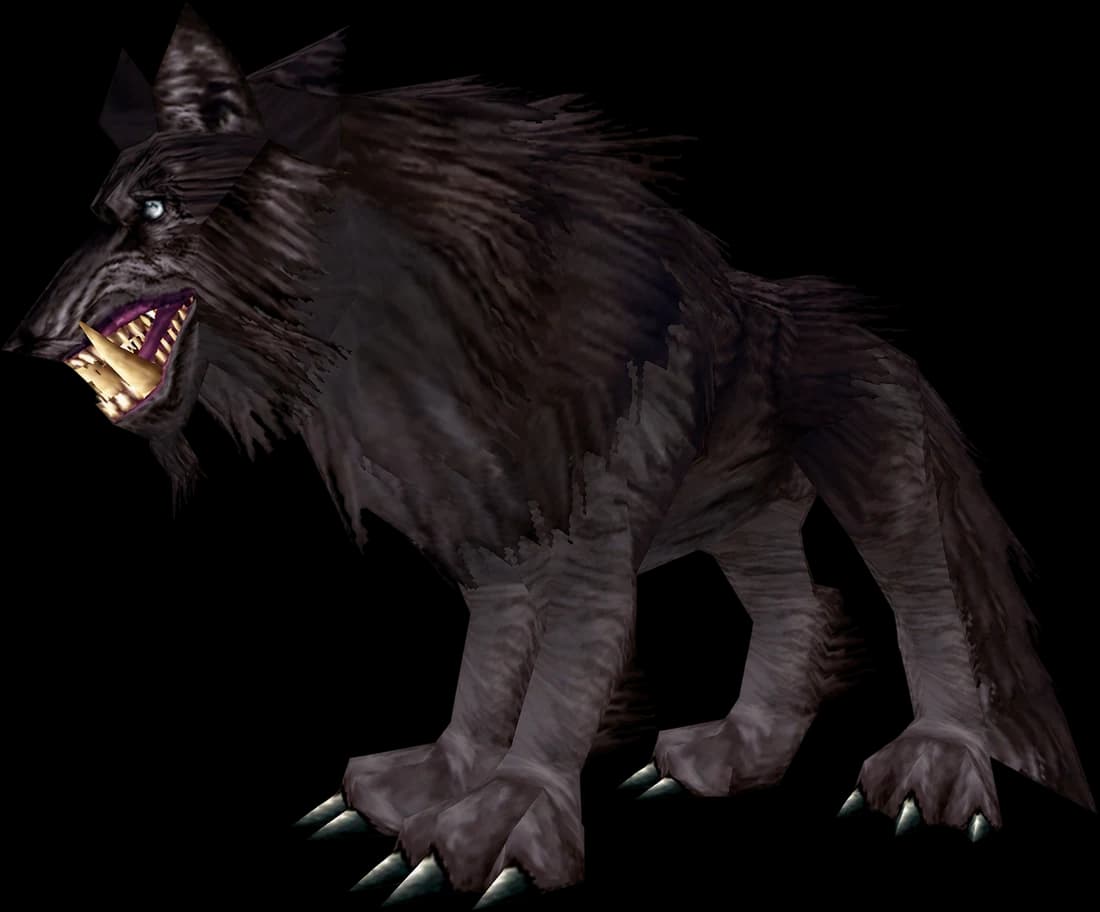 Slavering Worg model