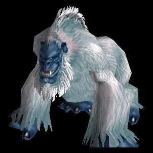 White Gorilla gorilla