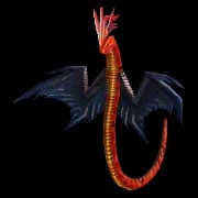 Red Wind Serpent w/ Orange Wings wind serpent